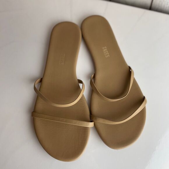 Tkees Gemma Sandal in Coco Butter Size 10 EUC - Picture 2 of 6